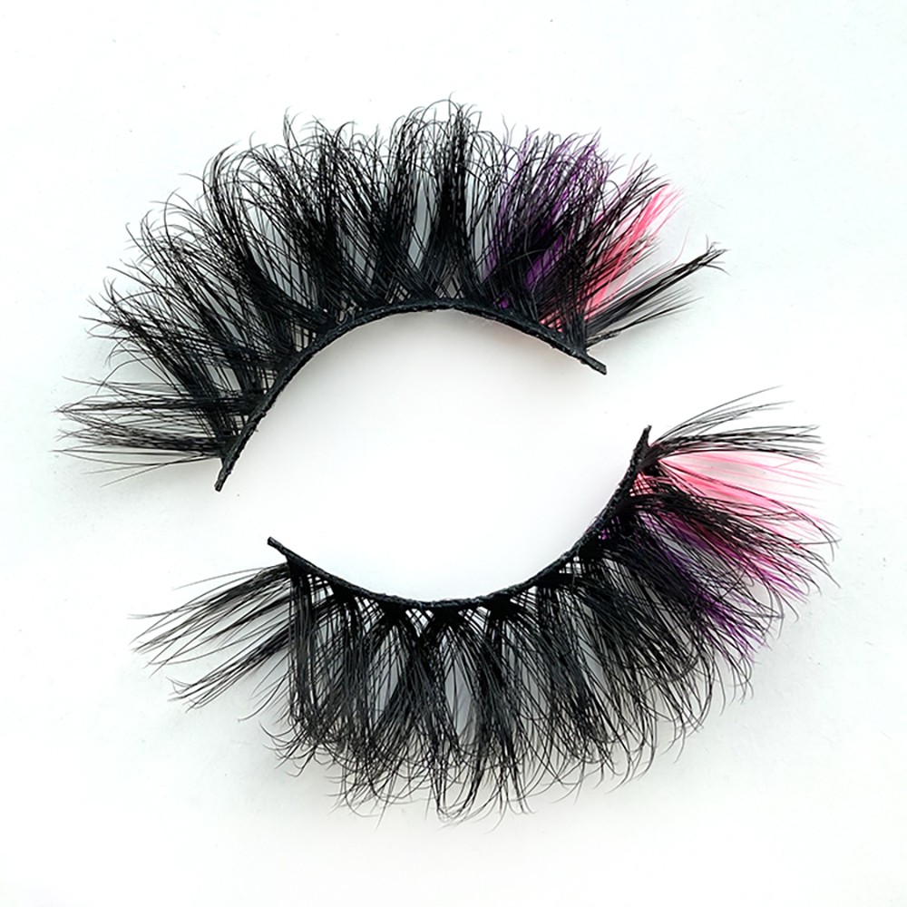 3D Colored Eyelashes Mink Lashes