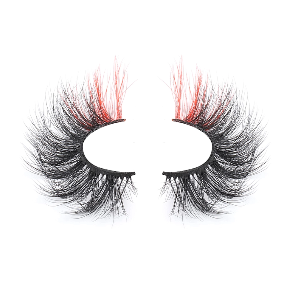 Colored False Strip Lashes Faux Mink